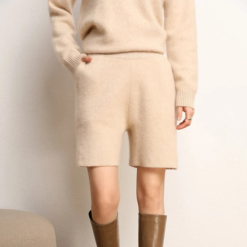 Hadleigh Cashmere Knit Shorts