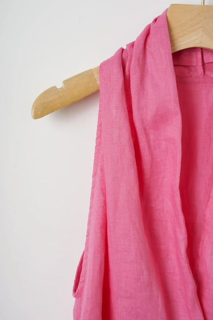 Valienne Drape Linen Vest