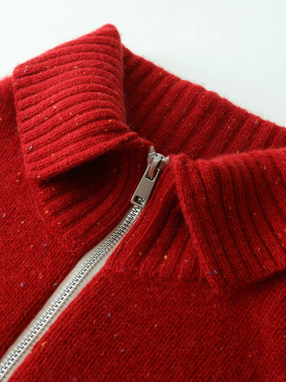 Ashmont Cashmere Zip Cardigan