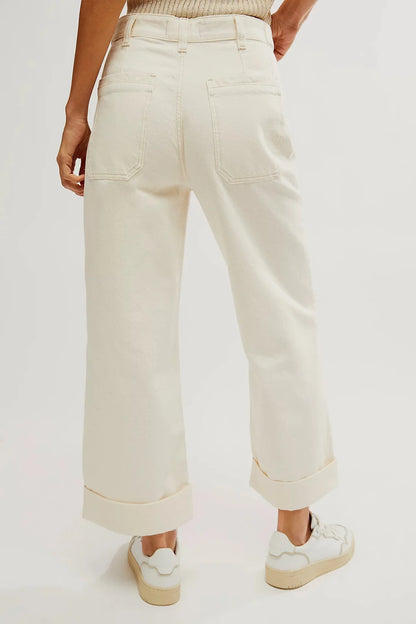 Candace High-Waist Wide-Leg Denims