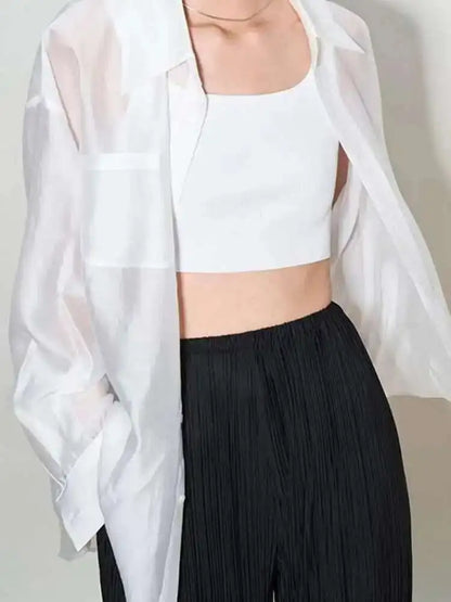 The Flowing Silk Poplin Blouse