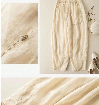 Fleurine Linen Pants