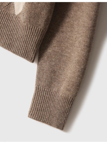Elle Diamond Cashmere Cardigan