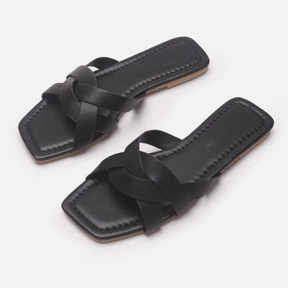 Orielle Woven Slide Sandals