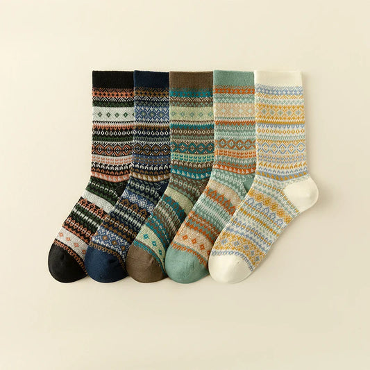 Nordic Haven Cotton Socks