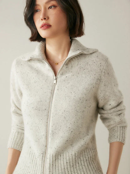 Ashmont Cashmere Zip Cardigan