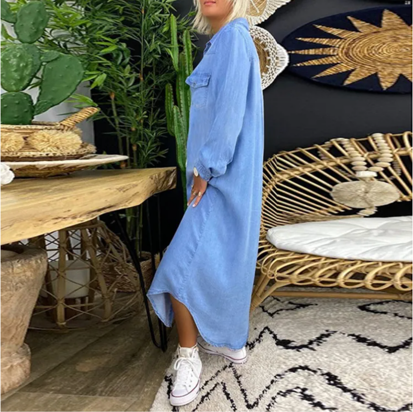 By Ziza - Elegant denim dress