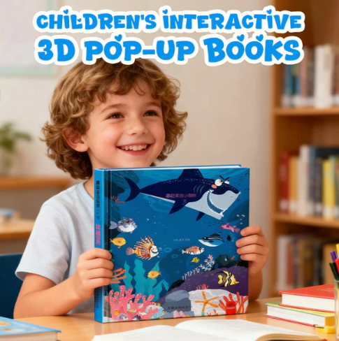 Livres interactifs 3D à volets pour enfants