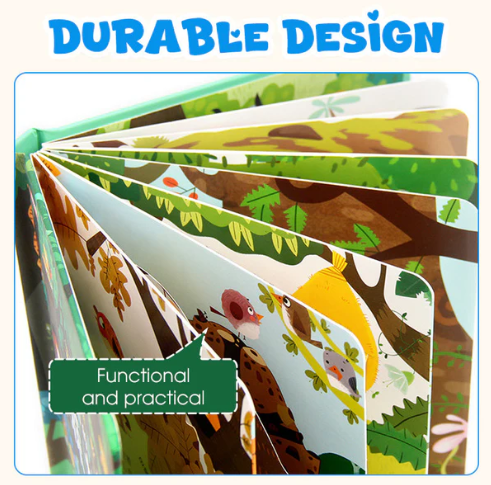 Livres interactifs 3D à volets pour enfants