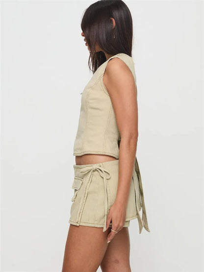 Dakota Pocket Mini Skirt