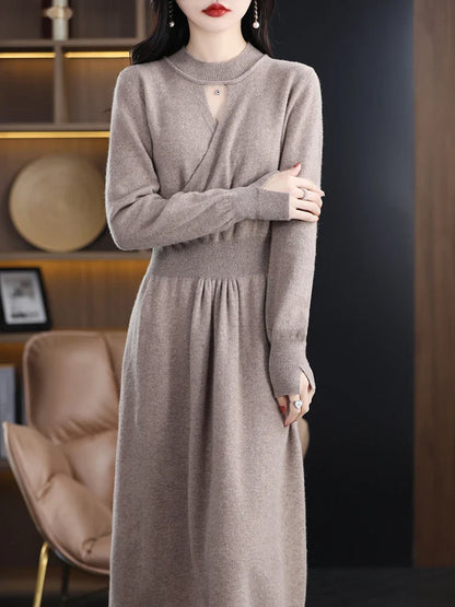The Astoria Wool Dress