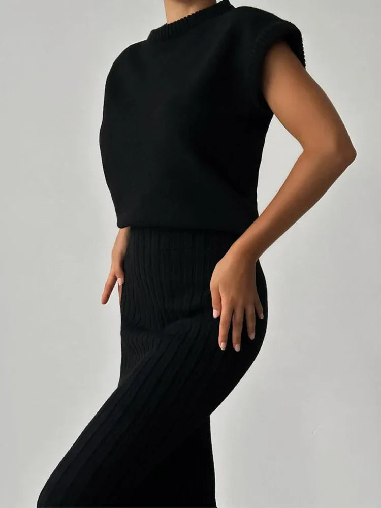 Maratea Coastal Rib Sleeveless Set