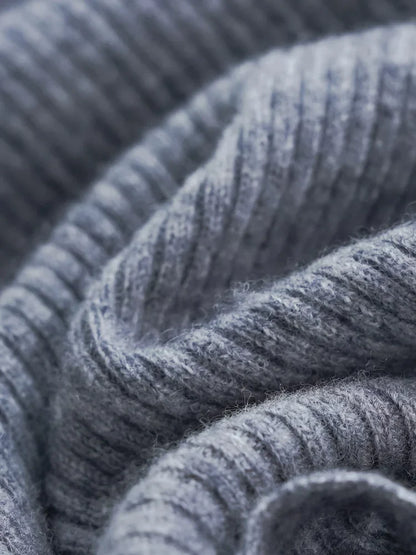 Wool Knitted Wide Leg Pants
