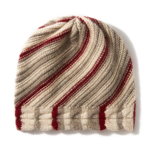 Alpine Stripe Cashmere Beanie