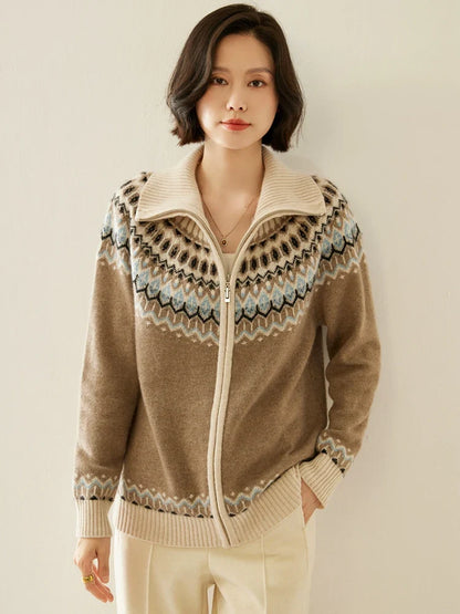 Strathan Cashmere Zip-Up