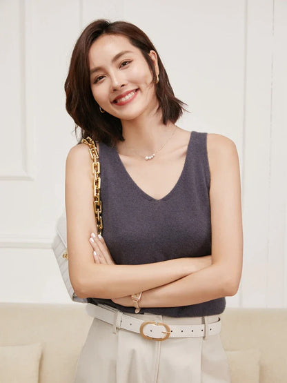 Ivanna Quinn Cashmere V-Neck