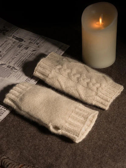 Cashmere Fingerless Gloves