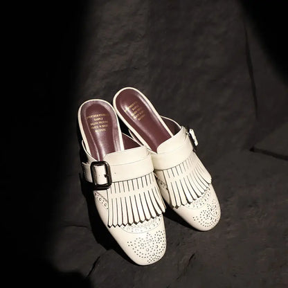 Winslow Fringe Leather Loafers
