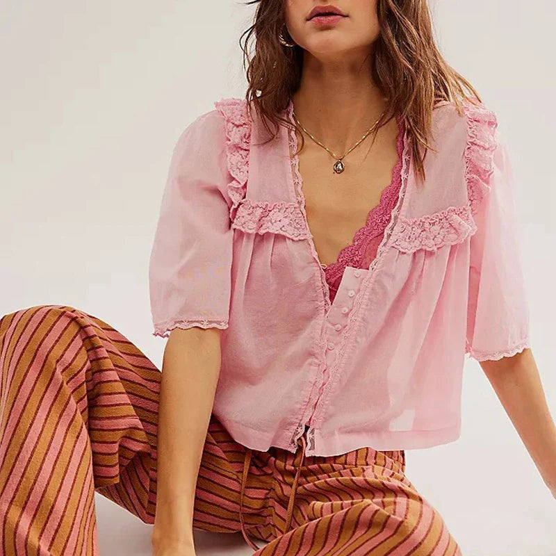 Marais Ruffle Blouse