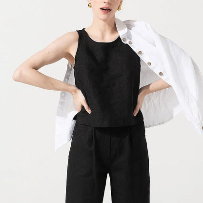 Marinette Linen Tank