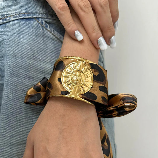 Loe Leopard Silk Bracelet