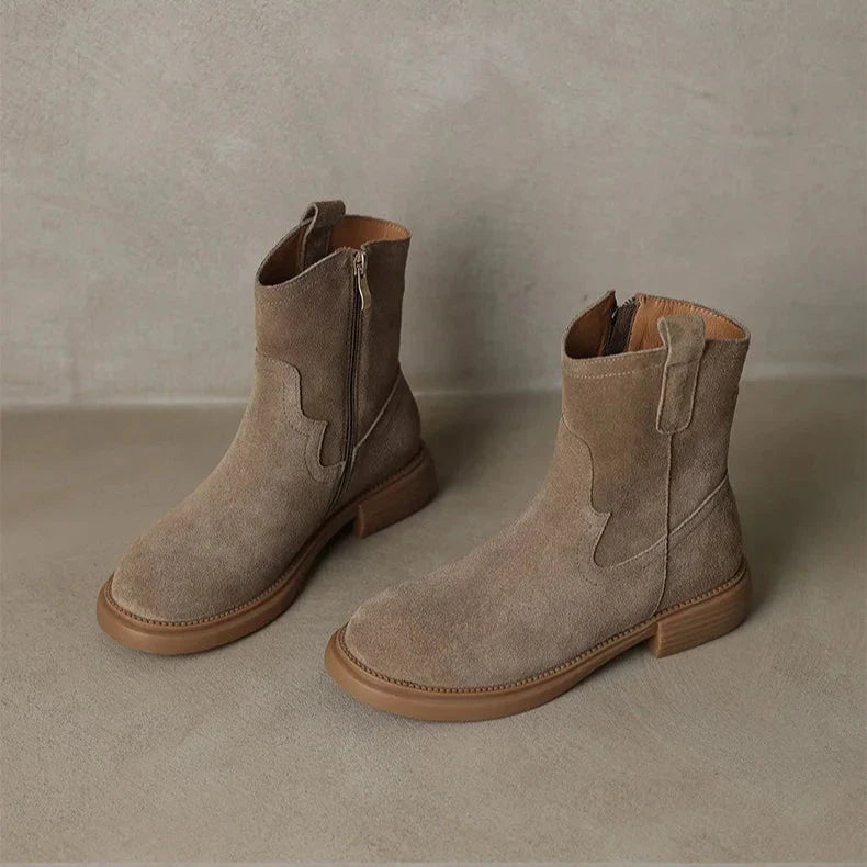 Women's Altus Zipper Leather Boots