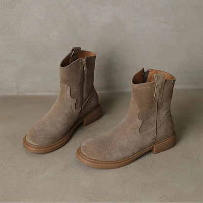 Women's Altus Zipper Leather Boots
