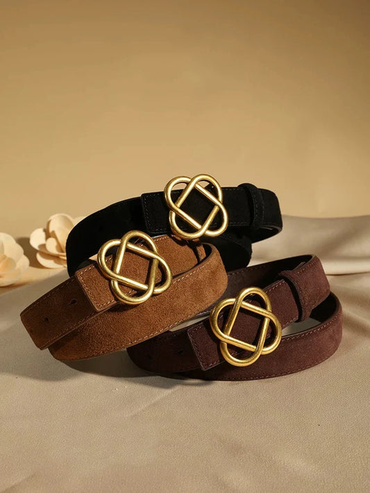 Everlyn Suede Loop Belt