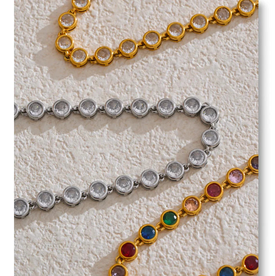 La Perla Di Luce 18k Gold Plated Gemstone Set