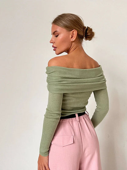 Orvieto Off-Shoulder Knit Top