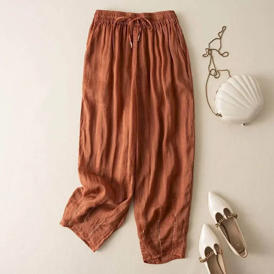 Fleurine Linen Pants