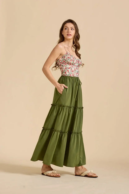Lorette Meadow Maxi Skirt