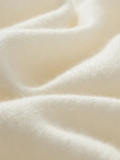 Selene Scarf-Collar Cashmere Pullover
