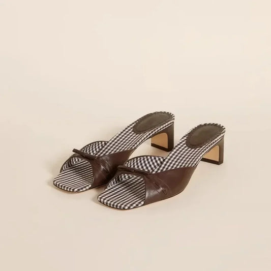 Vinetta Check-In Heel Mules