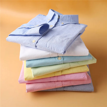 Pastel Oxford Elegant Blouses