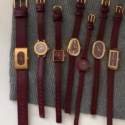 Lacceti Maroon Collection Watches