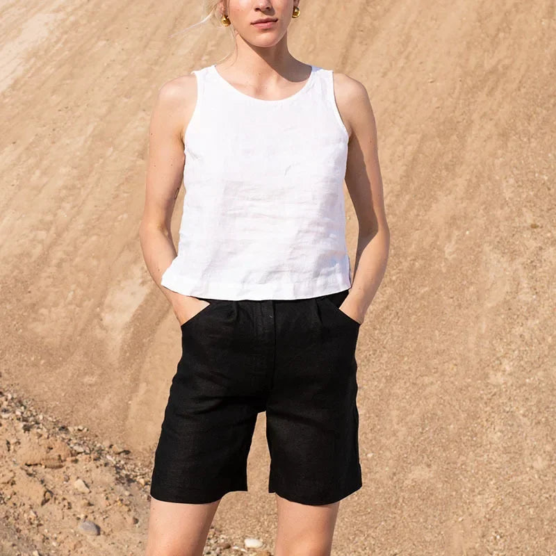 Marinette Linen Tank