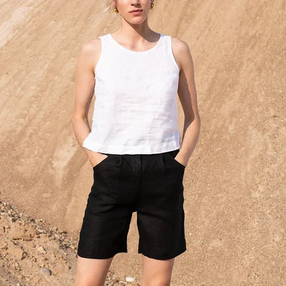 Marinette Linen Tank