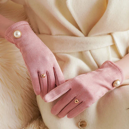 Noir Pearl Touch Gloves