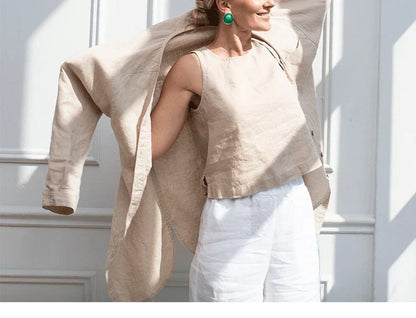Marinette Linen Tank