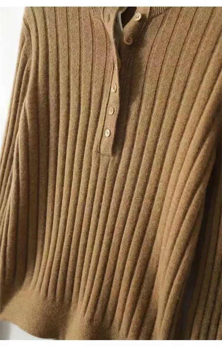 Scholar Ribbed Wool Polo