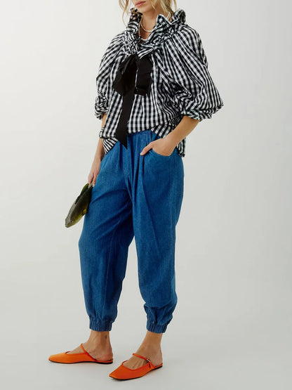 Bellarine Puffed Cotton Blouse