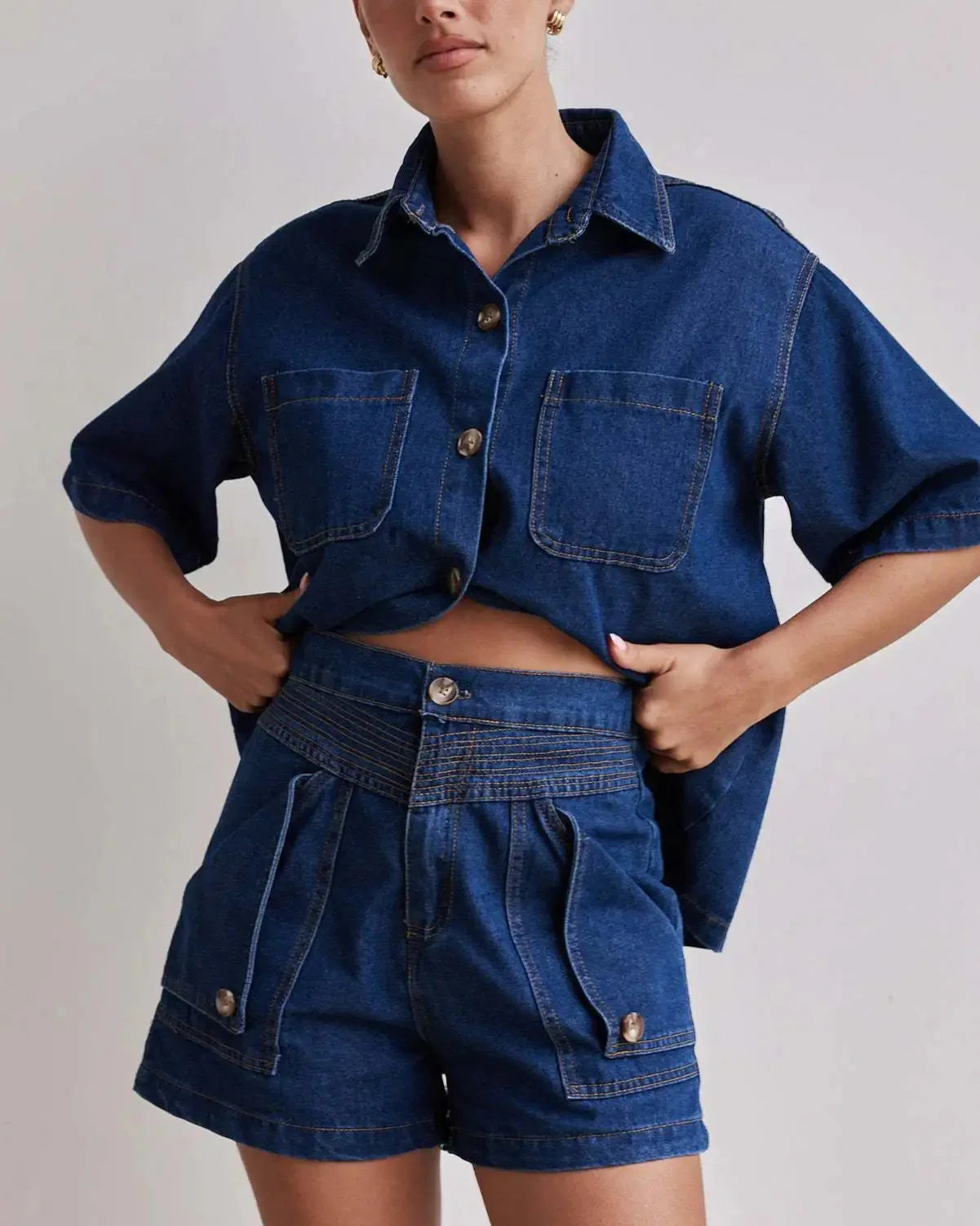Marais 100% Cotton Denim Set