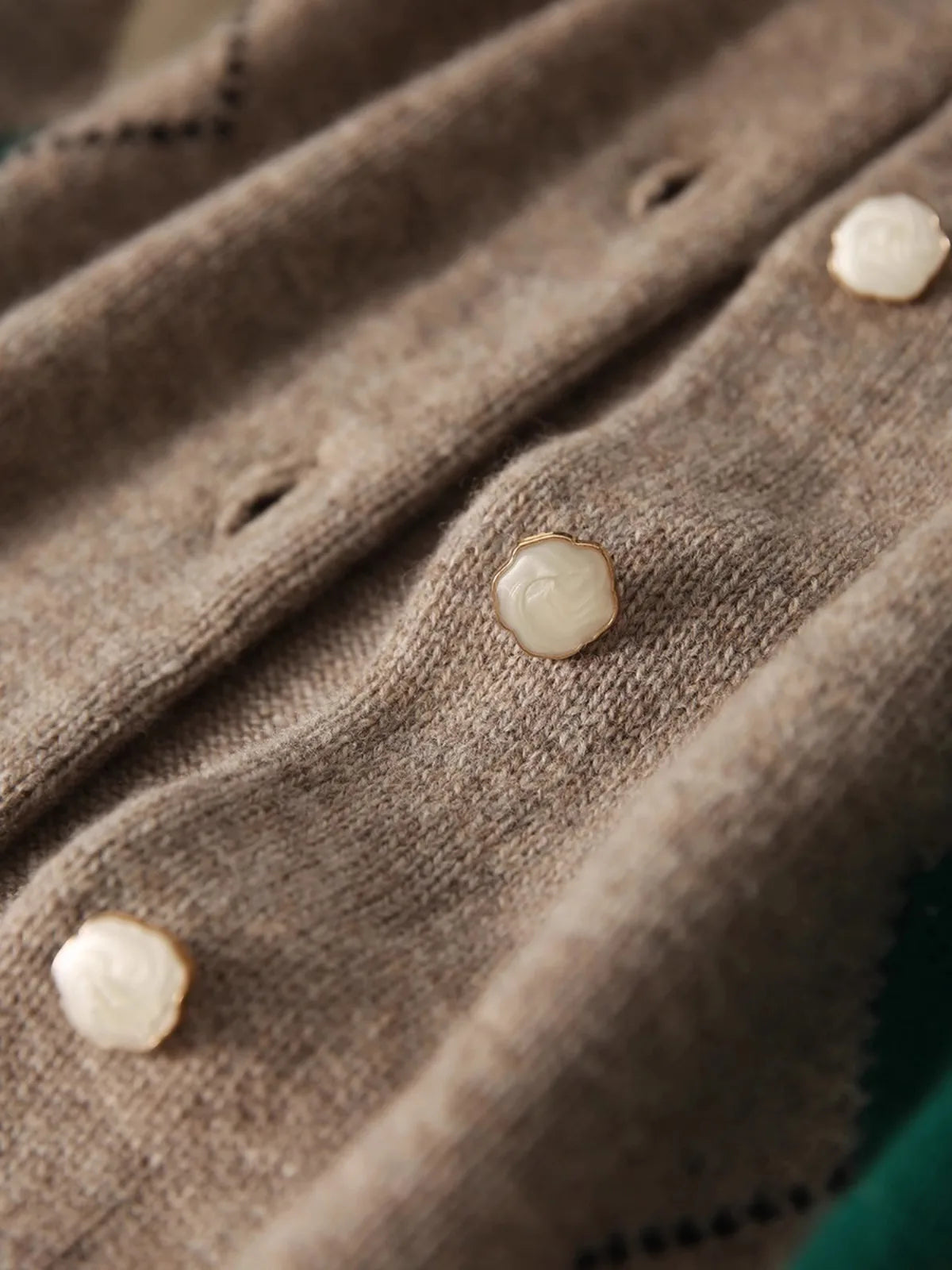 Elle Diamond Cashmere Cardigan