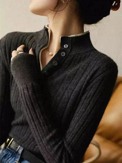 Scholar Ribbed Wool Polo