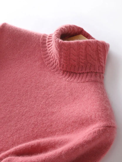 Valentina 100% Merino Turtleneck