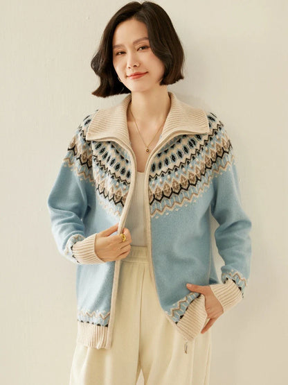 Strathan Cashmere Zip-Up