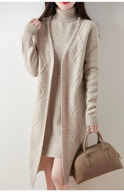 Copenhagen Cable-Knit Cardigan