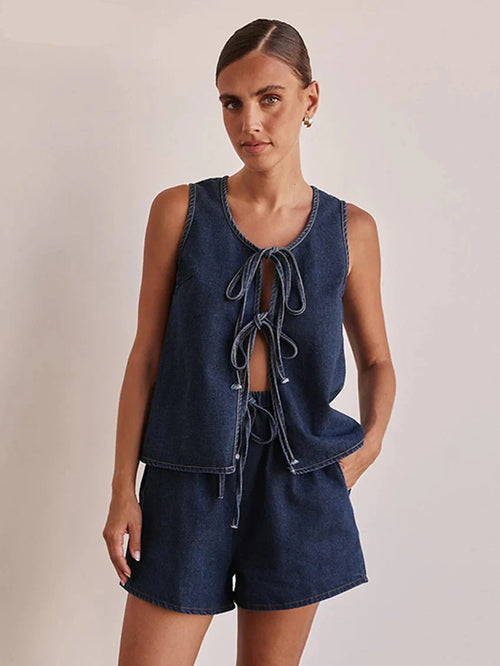 Valeria Denim Ensemble
