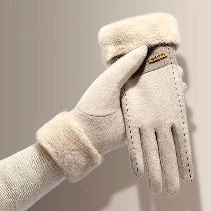 Plush Suede Touch Gloves